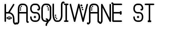 Шрифт Kasquiwane St