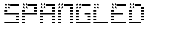Шрифт Spangled