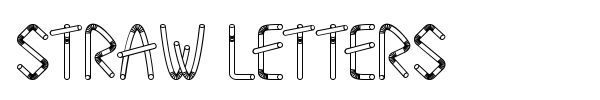 Шрифт Straw Letters