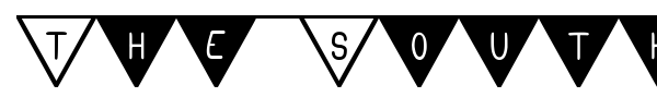 Шрифт The South Flag St