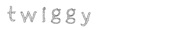 Twiggy font preview