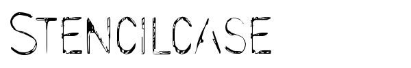 Шрифт Stencilcase