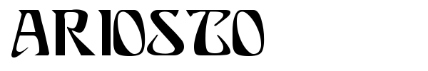 Шрифт Ariosto