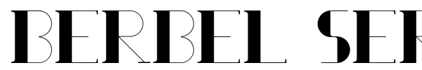 Шрифт Berbel Serif