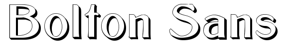 Шрифт Bolton Sans