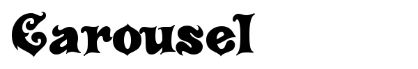 Шрифт Carousel