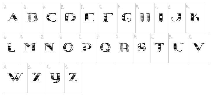 Conjecture font map