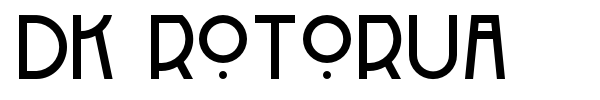 Шрифт DK Rotorua