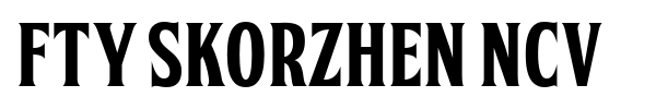 Шрифт FTY Skorzhen NCV