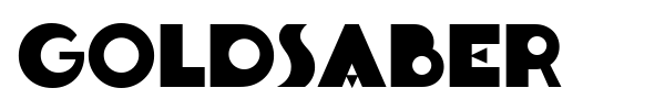 Goldsaber font preview