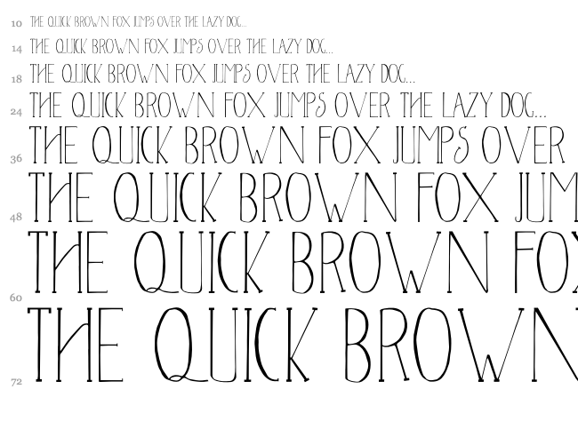 New Year 2017 font waterfall