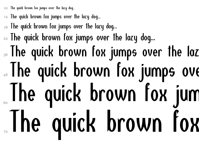 Redcat font waterfall