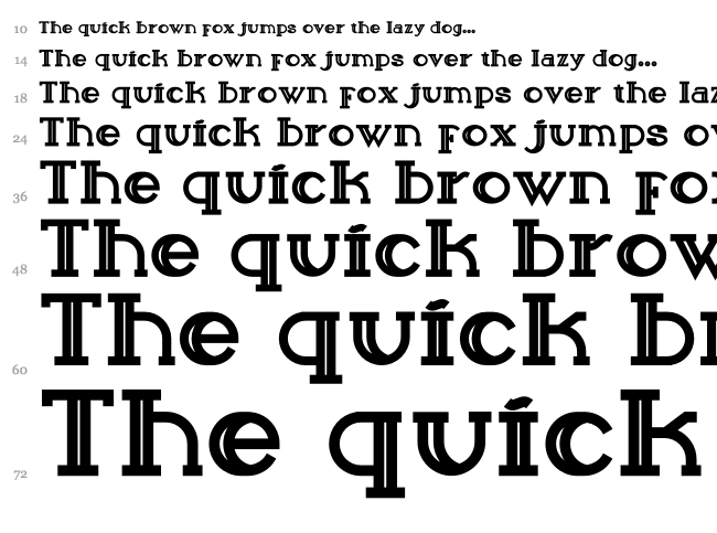 Sailor font waterfall