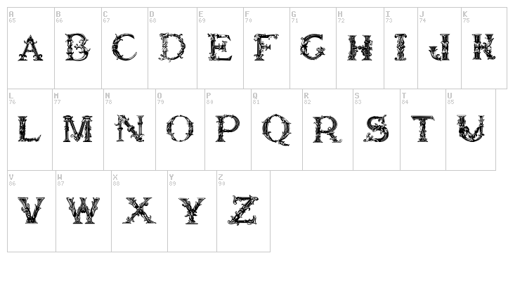 British Museum 1490 font map