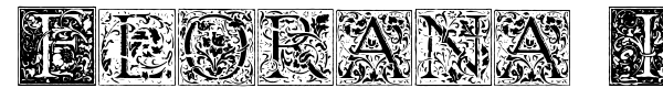 Шрифт Florana Initials