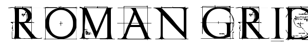 Шрифт Roman Grid Caps