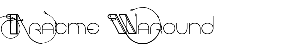 Шрифт Aracme Waround