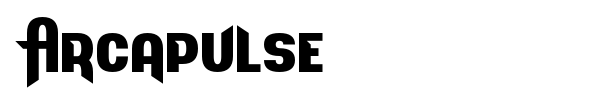Arcapulse font preview