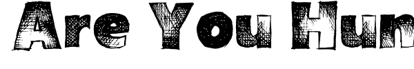 Шрифт Are You Hung Up