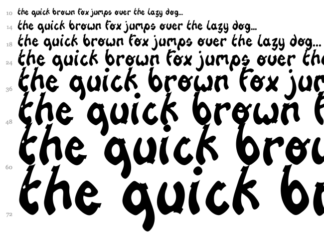 Baby font waterfall