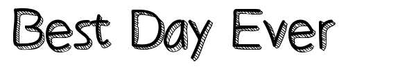 Шрифт Best Day Ever