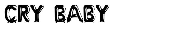 Шрифт Cry Baby