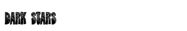Шрифт Dark Stars