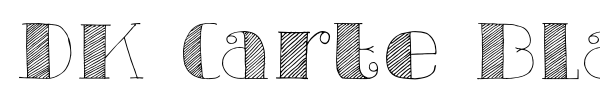 Шрифт DK Carte Blanche