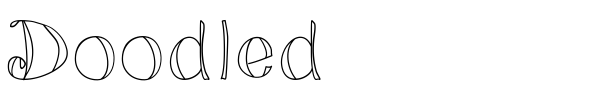 Шрифт Doodled