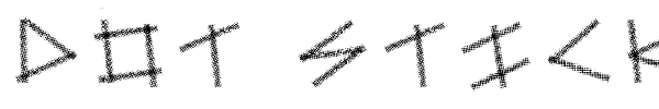 Шрифт Dot Sticks