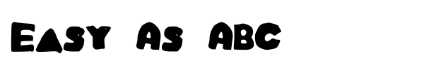 Шрифт Easy As ABC