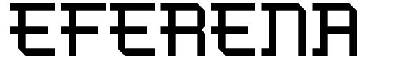 Шрифт Eferena