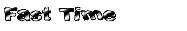 Fast Time font preview