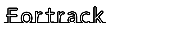 Шрифт Fortrack