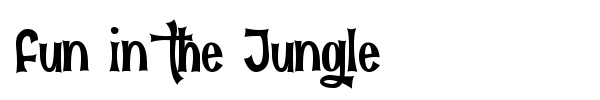 Шрифт Fun in the Jungle