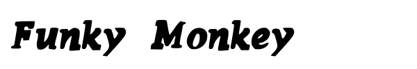 Шрифт Funky Monkey