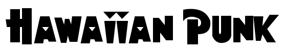 Шрифт Hawaiian Punk