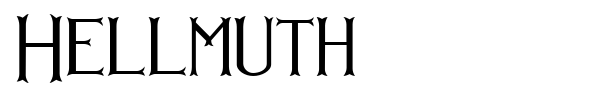 Шрифт Hellmuth