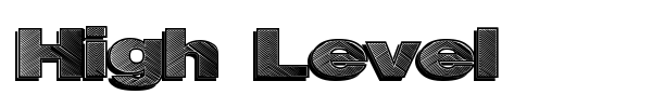 Шрифт High Level
