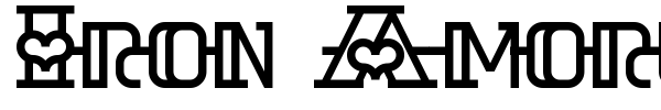 Шрифт Iron Amore
