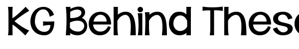 Шрифт KG Behind These Hazel Eyes