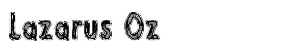 Шрифт Lazarus Oz