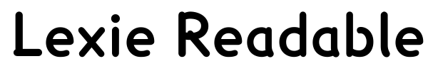 Lexie Readable font preview