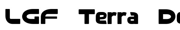 Шрифт LGF Terra Demo