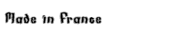 Шрифт Made in France