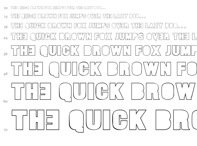 Manifiesto font waterfall
