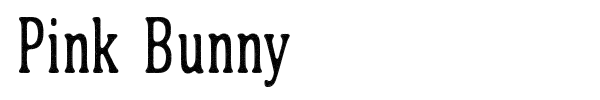 Шрифт Pink Bunny