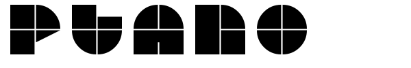 Шрифт Plano