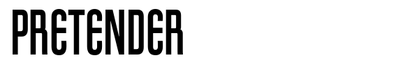 Pretender font preview