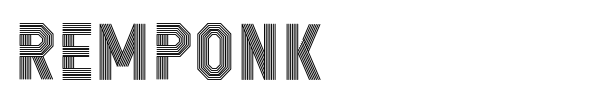 Remponk font preview